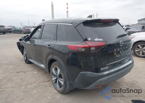 2021 Nissan Rogue Sl Intelligent Awd из США, поврежденный, VIN 5N1AT3CB0MC720411